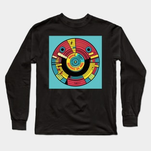 Vintage Pop Art Vinyl Records IV Long Sleeve T-Shirt